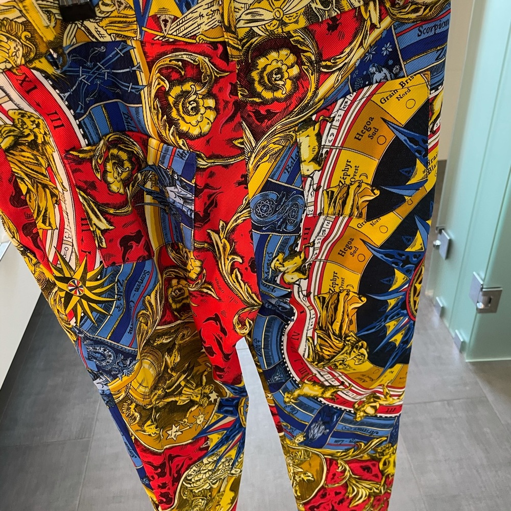 Moschino baroque skinny trousers